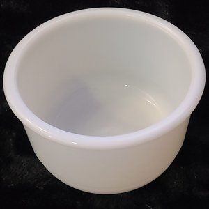 White Farmhouse Mixer / Mixing Bowls, Thick, Heavy